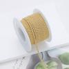 Transfronteiriço exclusivo para cor completa única linha strass mocha garra cadeia DIY acessórios acessórios de decoração de roupas