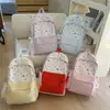 Mochilas para Estudiantes de Secundaria y Preparatoria para Niñas, Mochilas Lindas con Lazo y Gatito, Mochilas Frescas de Dibujos Animados Estilo Universitario