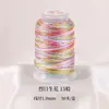 Fio tingido segmentado, corda multicolorida, materiais para DIY, corda de mão trançada de 3/6/9/12/15 fios, fio especial para tecelagem manual