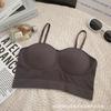 Ropa interior de una pieza con copa de látex y espalda hermosa para mujer, diseño sensual, top de tubo, ropa exterior, chaleco interior envolvente