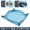 Tapete de jardinagem Oxford em PVC com fivela de cobre, tapete para troca de terra, tapete anti-sujeira para replantio de suculentas, mistura de terra para plantio, ferramentas e suprimentos de jardinagem