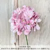 Ramos de Hortensias Impresos en Serigrafía para Salones de Bodas, Decoraciones de Año Nuevo, Hortensias Artificiales Impresas en Serigrafía, Accesorios para Fotografía, Flores Artificiales