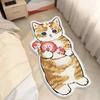 Tapete de Piso de Dibujos Animados para Hogar Sala de Estar Entrada Alienígena Grueso Imitación Cachemira Alfombra Animal Estilo ins Alfombra para Habitación Junto a la Cama