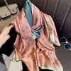 Ciudad de Yiwu Youhu Primavera y Verano Alta Gama Versátil Seda Imitación Delgado Bufanda Moda Clásica Larga Bufanda Venta al por Mayor
