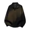 2026 Estilo Nuevo Sudadera con Cuello Polo Manga Larga para Hombre Camiseta para Hombre Primavera y Otoño Nueva Camisa Polo Top Casual