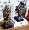 Figuras abstractas retro simples nórdicas que no escuchan los adornos escultóricos, decoración de la entrada de la sala de estar del hogar, adornos de escritorio