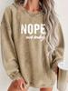 Camiseta de manga larga con estampado de nueva moda 2024 para mujer de comercio exterior europeo y americano