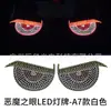 Popular Ojo de Diablo Luz LED Decorativa Universal para Coche Tablero de Luz Pantalla de Luz Decorativa Personalizada con 11 Modos USB