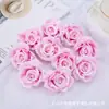 Cabezas de flores de rosa artificiales, decoraciones florales para pasteles, decoración de bodas, accesorios para arreglos de coche de bodas, adornos de flores artificiales hechos a mano para DIY
