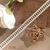 Em estoque Novo Lolita Bordado Solúvel Em Água Lace Leite Seda Único Lado Flor Onda Lace Lace Código De Barras