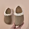 Zapatos de Cuero con Suela Suave de Moda para Niñas 2026 Primavera Verano Nuevos Zapatos de Princesa para Bebé Estilo Coreano Zapatos tipo Birkenstock para Niña Pequeña Tendencia