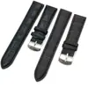 En stock venta al por mayor cuero PU patrón de bambú correa de cuero accesorios de reloj hebilla de pasador cinturón cadena de reloj unisex 12-24 mm