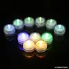 Luces de Velas Redondas Impermeables Luminosas LED Luces para Acuario Fiesta de Bar Boda Luces de Velas Electrónicas Pequeñas Impermeables Buceo