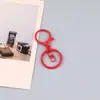 Fivela de Oito Colorida Pintada Anel Plano Fecho Lagosta Conjunto de Três Peças Chaveiro Figura de Boneca DIY Fivela de Oito Anel de Oito