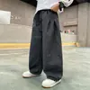 Pantalones de otoño para niño, estilo primavera y otoño, nueva colección 2026, ropa deportiva infantil, pantalones largos casuales rectos para niño para otoño, modernos