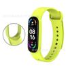 Extra Grande Adecuado para Mi Band 6 Correa de Repuesto Pulsera de Color Sólido Correa de Pulsera Impermeable Correa de Repuesto de TPU Silicona
