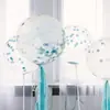 Palo Soporte para Globos de 40 cm, Soporte de Aluminio para Globos de Helio de Mano, Soporte Transparente para Palo de Globo de Látex de Mano para Montaje de Puesto