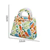 Bolsa de Tote Decoración Fiesta de Pascua para Niños DIY Hecho a Mano Bolsa de Dulces Conejo Pollito Mini Bolso de Disfraz