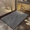 Alfombra Sencilla para Piso de Baño, Absorbente de Agua, Antideslizante, Resistente a Manchas, Alfombra para Entrada de Dormitorio, Alfombra de Baño, Alfombra para el Hogar, Lodo de Diatomeas Impreso al por Mayor