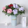 Flores de Gardenia Artificiales para Mesa de Comedor de Sala de Estar, Flores de Seda, Arreglos Florales de Plástico Falso de Seda, Arte Floral Decorativo, Arreglos de Flores Secas, Venta al por Mayor