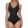 Novo Maiô Europeu e Americano Dividido Feminino Sexy Hot Girl Biquíni Decote V Combinando Cores Slim Amazon Cruzamento de Fronteira Bikini