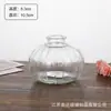 Conjunto de vasos de vidro transparentes para venda por atacado, pequenos vasos de vidro, decoração sofisticada para restaurantes, arranjos florais, coloridos e elegantes.