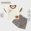 Conjunto de Verano para Niñas, Camiseta de Manga Corta de Algodón Puro Clase A, Ropa de Verano Hermosa para Bebés de 1 a 3 Años, Ropa de Exterior para Bebés