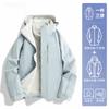 Ropa de asalto Pájaro Carpintero para mujer tres en uno primavera-otoño-invierno para exteriores cortavientos impermeable abrigo amantes talla grande traje de montañismo