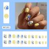 Manicure simples de cor sólida estilo Comércio Exterior para garota Aurora de desejo puro, unhas postiças acabadas estilo ins europeu e americano, manicure usável