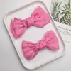 Lindo Accesorio de Joyería Semi-Terminado Estilo Coreano de Princesa con Doble Capa de Lazo Accesorios para Pasador de Cabello de Niños DIY Diadema