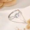 Anillo Pequeño Súper Brillante de Azúcar, Plata Pura 999, Diseño de Nicho de Lujo Ligero, Totalmente de Plata con Incrustación de Diamante, Anillo de Dedo de Estilo de Alta Gama de Instagram