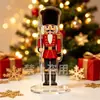 Adornos navideños de nogal acrílico más vendidos transfronterizos, decoraciones de soldaditos de plomo, adornos creativos para el hogar al por mayor