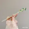 Horquilla Hanfu Estilo Antiguo Qipao para Mujeres Recogido de Alto Nivel Horquilla de Madera Nicho Horquilla de Lujo Ligero Accesorios para el Cabello con Colgantes y Borlas
