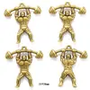 Accesorios para joyería DIY de aleación mixtos Plata tibetana Colgante para equipo deportivo Pulsera Llavero Colgante U094