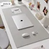 Alfombrilla de ratón extragrande de cuero de alta gama, alfombrilla de escritorio para teclado de computadora de oficina, alfombrilla de escritorio simple impermeable, personalizable