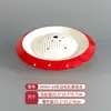 Vajilla de Melamina Plato de Dos Colores para Restaurantes de Hot Pot y Barbacoa, Plato Cuadrado de Barbacoa Comercial Imitación Porcelana