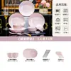 Jingdezhen Cerámica Tazón Color Bajo Esmalte Grado Alimenticio Tazones y Platos Lujo Ligero Juego de Tazones y Platos Regalo de Inauguración de Casa Juego Familiar