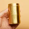 Latas de Té de Latón Cajas de Té Pequeñas Portátiles Viaje Selladas Artesanías Adornos Equipaje de Mano Puesto de Lugar Pintoresco Productos
