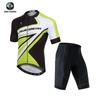 Xintown Roupa de Ciclismo Secagem Rápida Conjunto de Camisa e Bermuda de Ciclismo Masculina Bicicleta de Estrada Secagem Rápida Manga Curta Justa