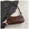 Bolso de Axila para Mujer, Nuevo Modelo 2026 Moda Primavera/Verano Casual Bolso Cuadrado Pequeño, Estilo Coreano Textura de Nicho Bolso de Hombro Elegante