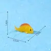 Pez Dorado DIY Micro Paisaje Decoraciones para Acuario Accesorios Pecera Paisaje Acuático Creativo Llavero de Pez Pequeño Resina Adornos Pequeños