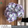 5 Ramilletes de Hortensias 3D de Doble Pétalo, Hortensias Impresas en Seda, Arreglos Florales para Hotel con Flores Artificiales, Flores para Decoración de Lugares de Boda