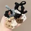 Faixa de Cabelo Estilo Zhao Lusi com Bola para Mulheres 2024 Nova Alta Elasticidade e Durável Rabo de Cavalo Simples Elástico Acessório de Cabeça