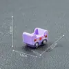 Micro Paisagem Halloween Desenho Animado Trem Fantasma Miniaturas Decoração DIY Fofa Acessórios Mini Enfeites de Mesa