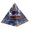 Nuevo Cristal Natural Transfronterizo Piedra Triturada Resina Pirámide Adorno para el Hogar Artesanía Adorno para el Hogar Chakra