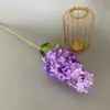 Flor de Hortensia Artificial de Rama Única en Forma de Cono Decoración de Escena de Boda Flor Artificial Arreglo Floral para Sala de Estar del Hogar