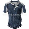 Camiseta de verano de talla europea de la estación independiente de comercio exterior, cuello abotonado, manga corta, informal, para ciclismo y senderismo, para hombre