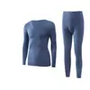 Conjunto de Ropa Interior Térmica para Hombre 10A Antibacteriano Base de Ácido Hialurónico Talla Grande Capa Base Ligera para Hombre Ropa de Otoño y Pantalones Largos