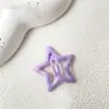 Pinza para el pelo de estrella de dopamina Y2K para niñas, Pinza lateral para flequillo infantil, Lindo BB clip de estrella de cinco puntas, Accesorio para el cabello