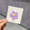 Lindo Pasador de Flor de Color Caramelo para Niñas Clip BB para Mechones Sueltos Corea del Sur Nuevo Sin Daño al Cabello Accesorios para el Cabello de Niña Pinza Pequeña